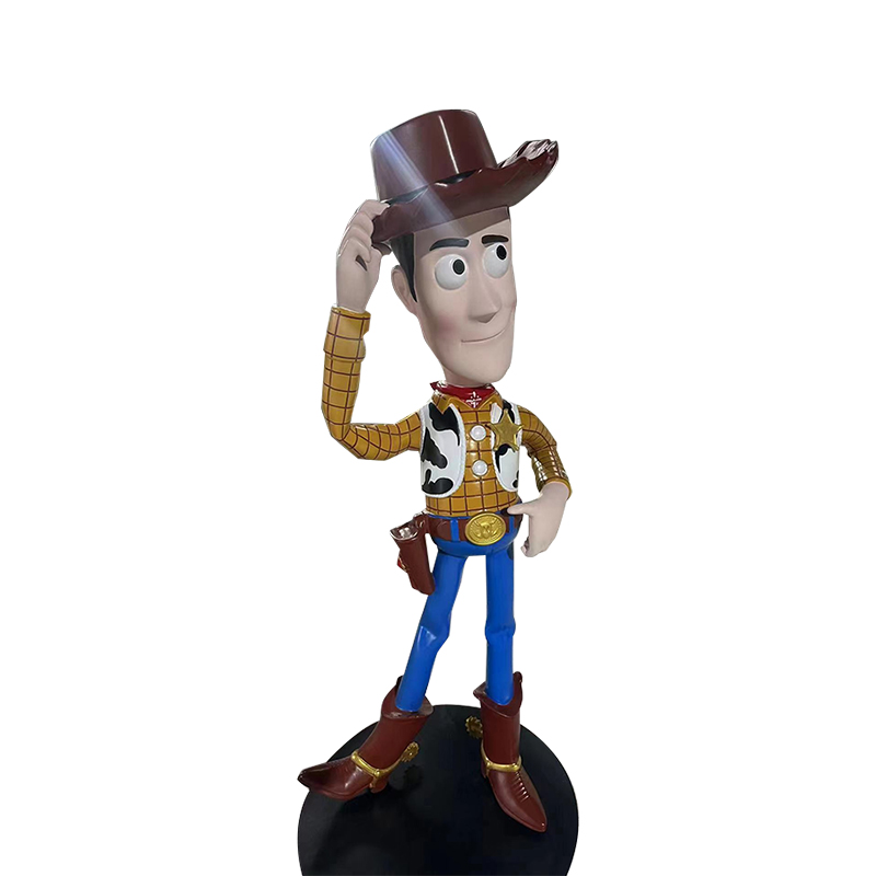 Story Story Buzz Lightyear و Woody PvC مجسمه - دکوراسیون اتاق بچه ها ، هدیه جمع کننده ، شکل کارتونی