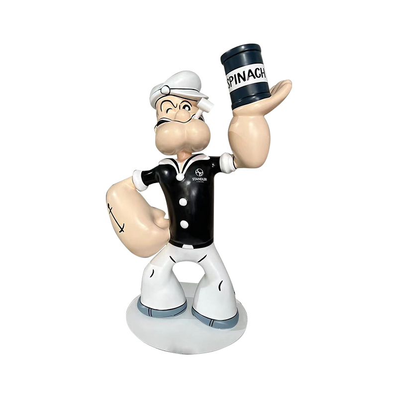 مجسمه Sailor Popeye Popeye برای دکوراسیون هتل و مرکز